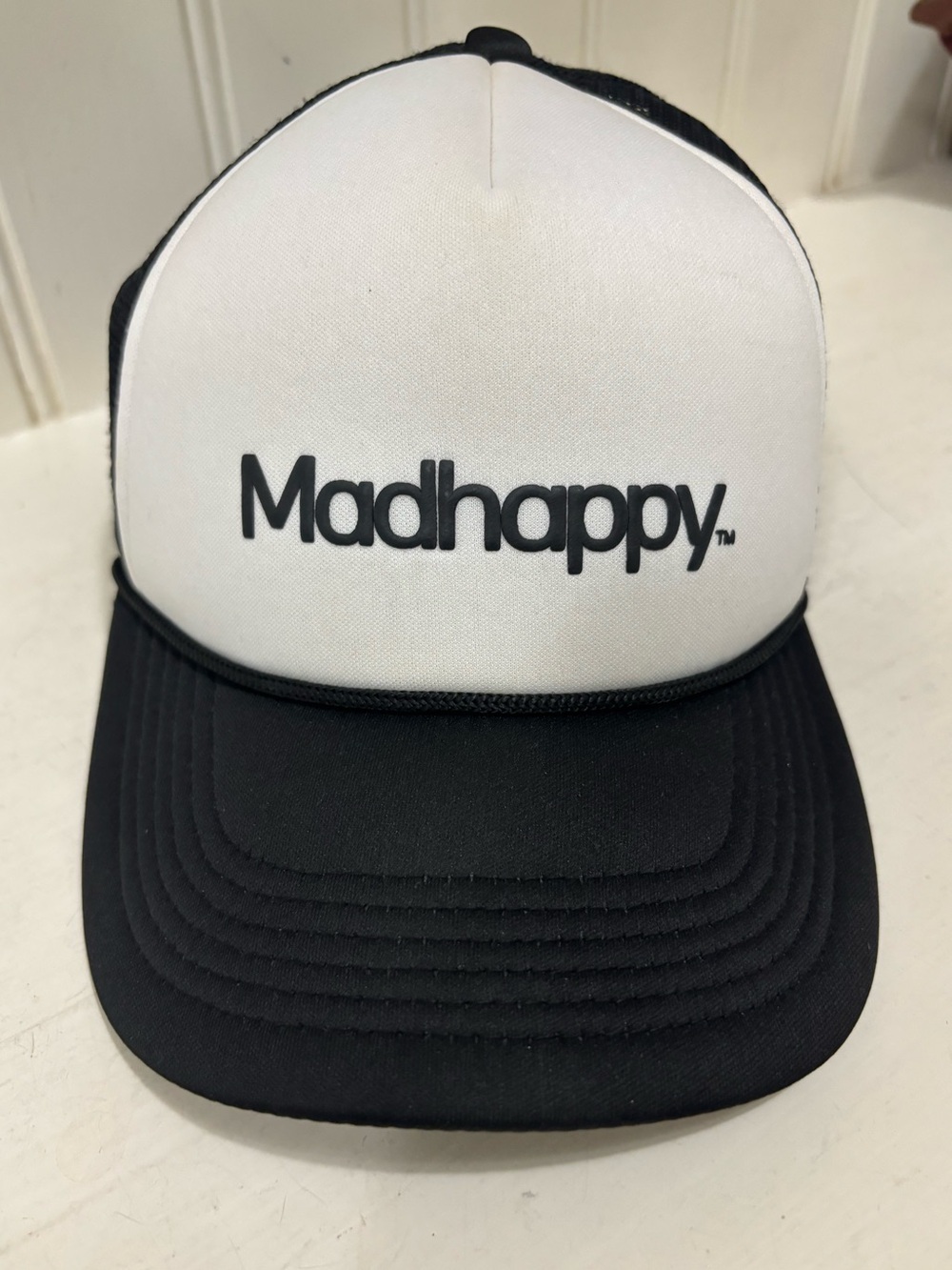 Madhappy Black & White Trucker Hat